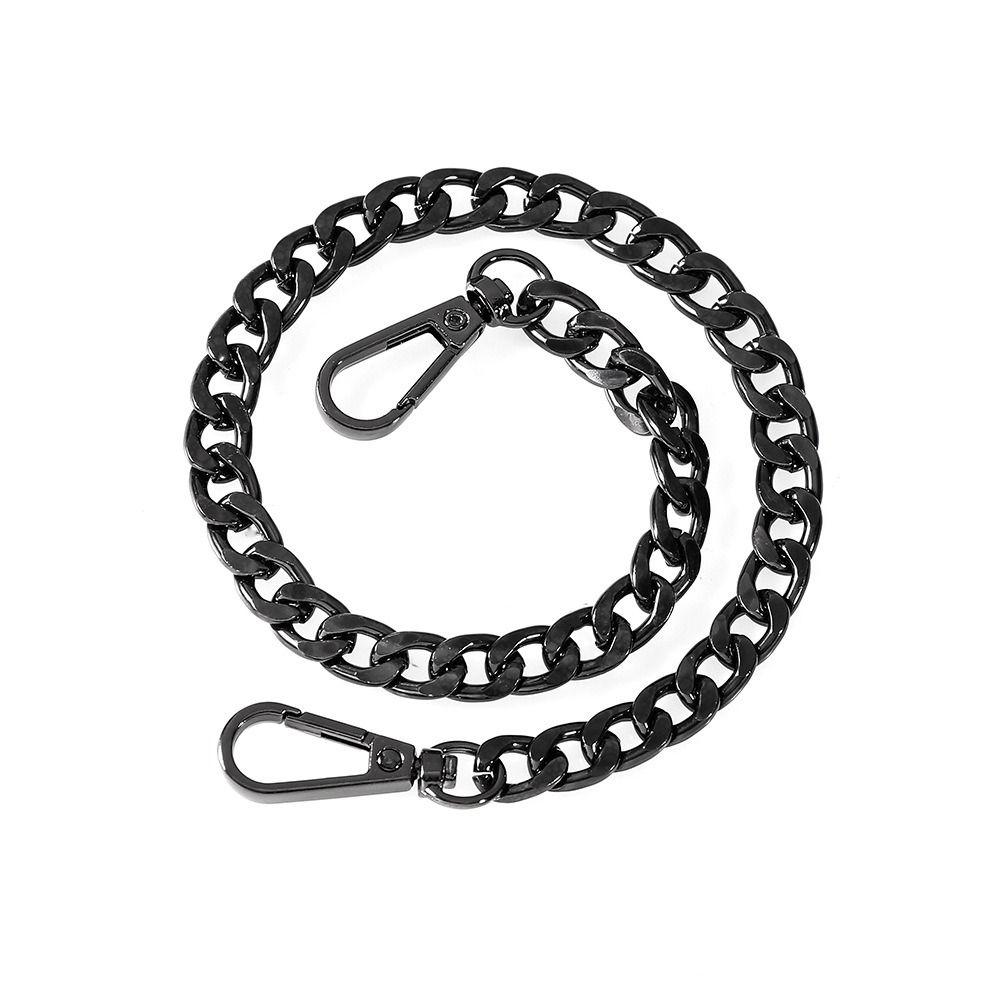Metal Short Replacement Purse Chain Flat Chain Buckle Chain Bag Extension Chain Handbag Accessories DIY Purse Strap Extender