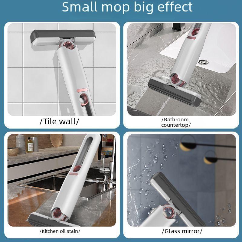 Портативная настольная швабра - губка для чистки кухонных, автомобильных и бытовых поверхностей без использования рук