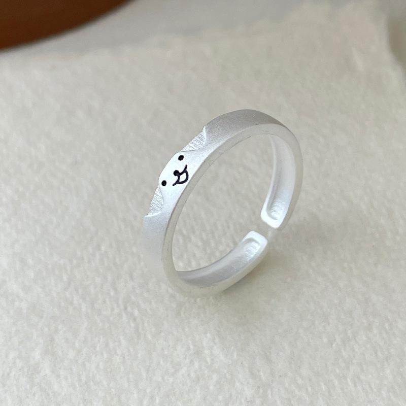 Кольцо для пары Banyan Tree S925 Silver Cute Cat & Puppy — отличный подарок для девушки и лучшего друга