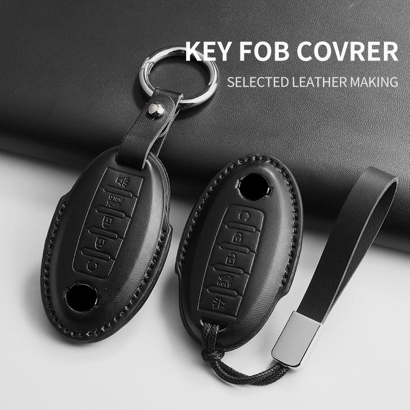 5 Buttons Car Key Case Cover For Nissan Rouge Maxima Altima Sentra Murano Qashqai Car Remote Key Case Cover Keychain Accessories