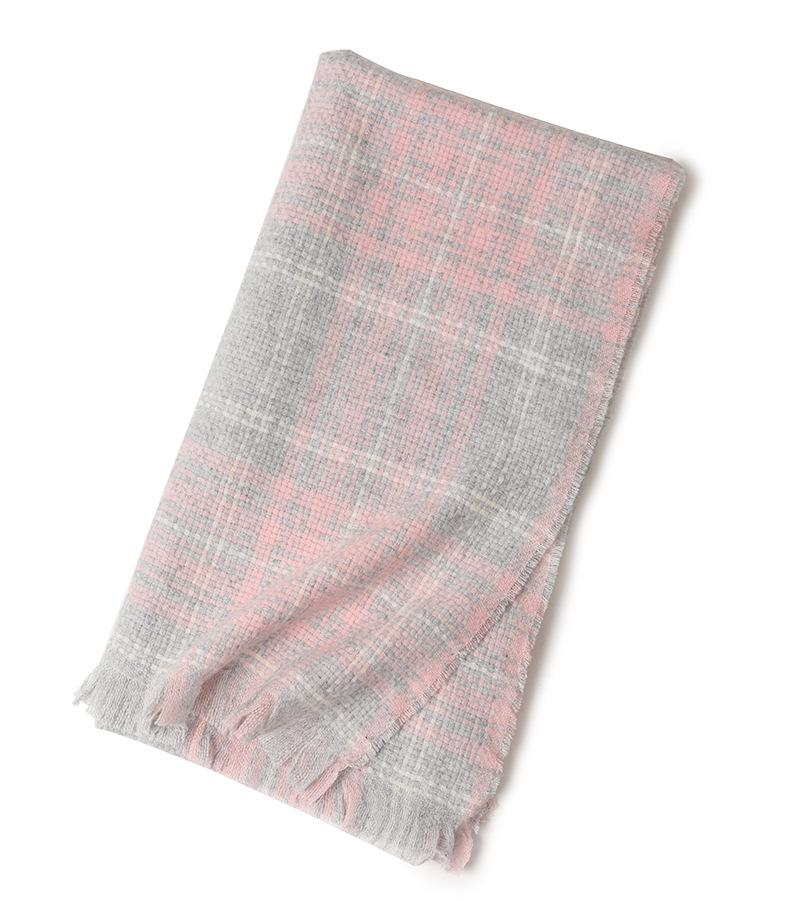 Scarf for Women Winter Warm Thicken Shawls and Wraps Long Blanket Knitted Scarf with Tassel Wool Pashmina