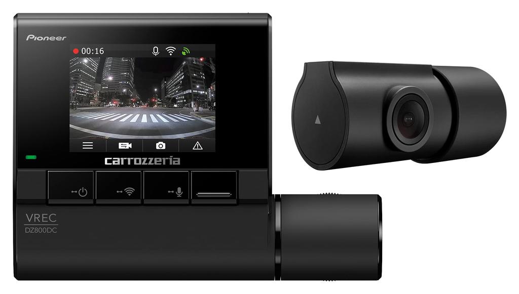 Pioneer Pioneer Drive Recorder 2 передних и задних 2 миллиона пикселей передних и 2 парковочных места для движения вплотную друг к другу передний и задний полный мониторинг парковки