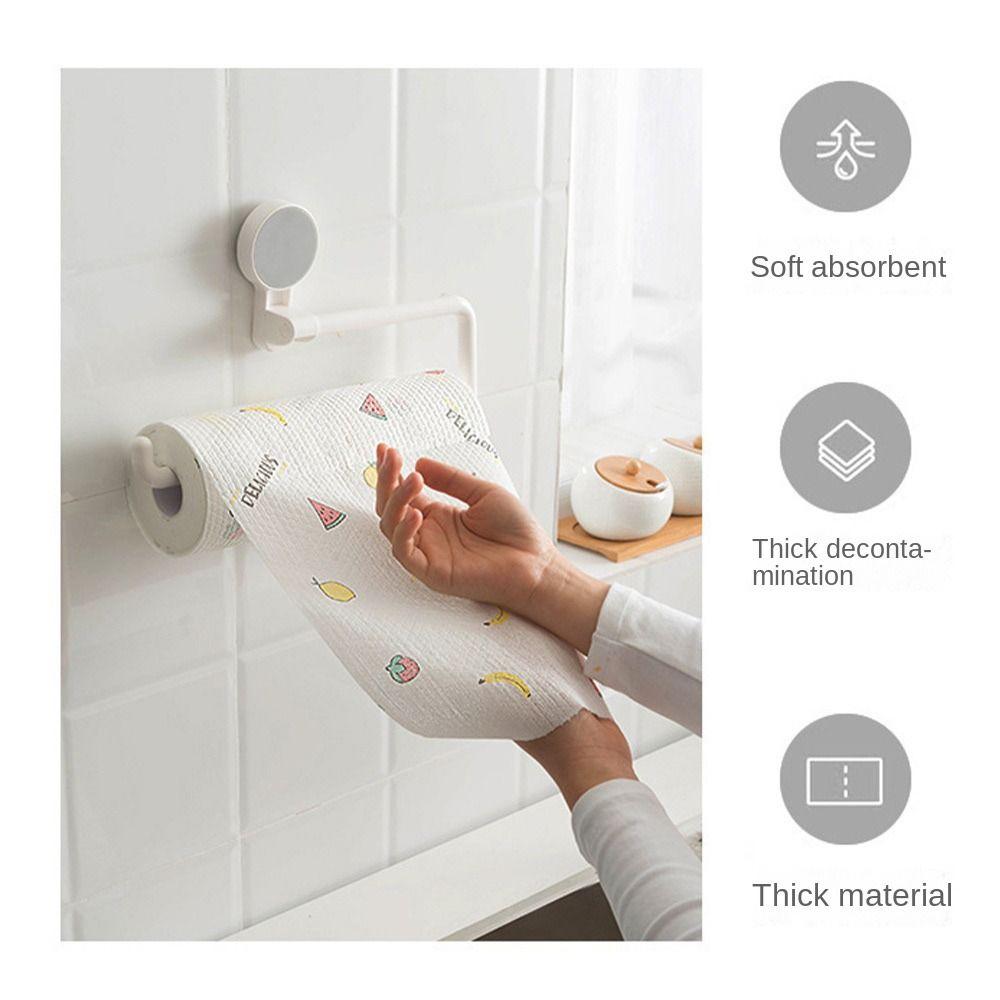 1 рулон утолщенной нетканой ткани для удаления масла, абсорбирующее полотенце, одноразовые тряпки, новая кухонная бумага