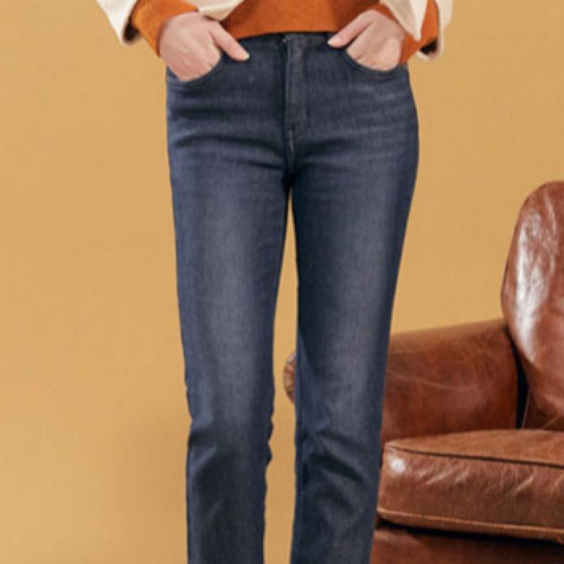 Bang Bang Women S Mink Boa Bonded Fleece Lined Denim 1+1
