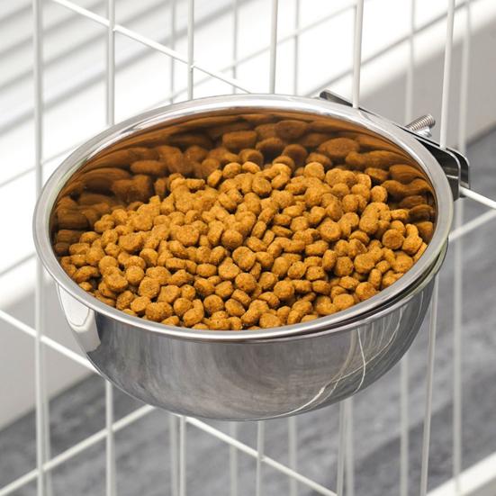 Stainless Steel Pet Bowl Parrots Birds Dogs Cats Rabbits Birds Small Animals