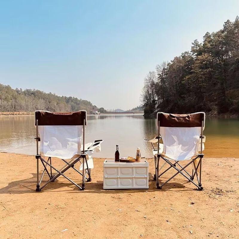 OEING Portable Folding Recliner Camping Chair