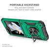 Anti-Drop Folding Armor Cover Stand Case for Samsung Galaxy Z Flip 5 Flip5 5G Non-Slip Cell Phone Bag