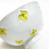 Imari ware rice bowl, flower, yellow, 13cm, small flower design, Tokushichi kiln, made in Japan, 480062