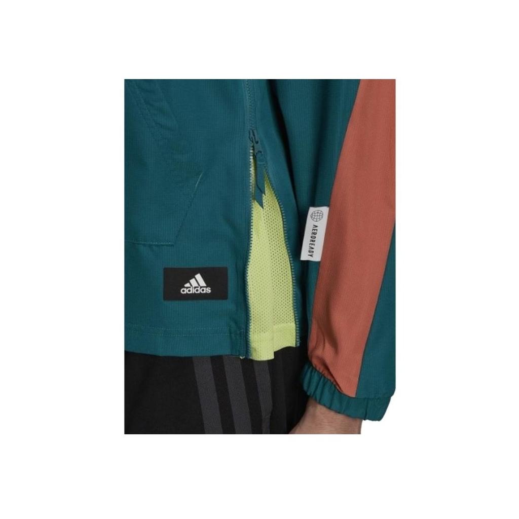 Adidas Casual Sports Long Sleeve Sweatshirt Men Tops Blue HB6574