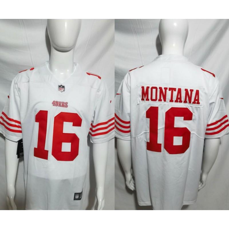Mens NFL San Francisco 49ers Short Sleeve Jersey Embroidered Team Apparel Fan Wear Sports Gear