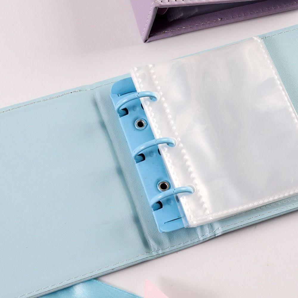 Мини-галстук-бабочка, фотоальбом, кожаный держатель для фотокарточек, самодельный переплет для фотоальбома