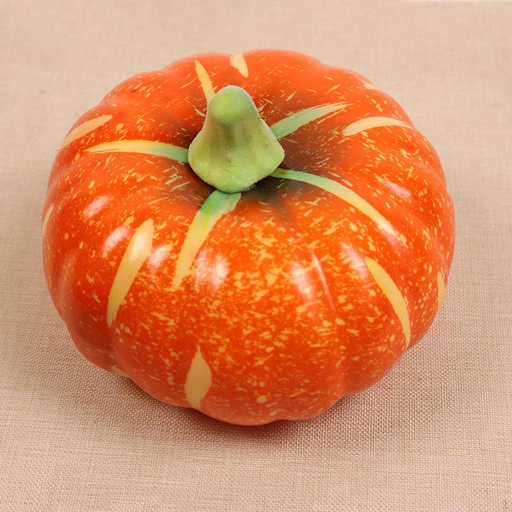 Artificial Foam Pumpkin DIY Crafts Halloween Decoration Fall Harvest Decorative for Festival