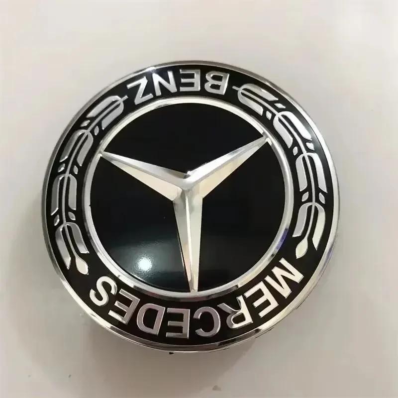 75 мм Универсальная Черно-серебристая Заглушка Ступицы Колеса Mercedes-Benz 75 мм AMG Обновление Заглушка Центральной Части Колеса