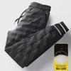 Men's Thick Windproof & Snowproof Autumn Winter Down Pants - Large Size Warm Casual Cotton Pants