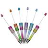 Maydahui Stylish Gradient Color Bead Ballpoint Set of Cute for Christmas Wedding Souvenir not Pens, 12, Oil-Based, Creative, School, Classroom, DIY,