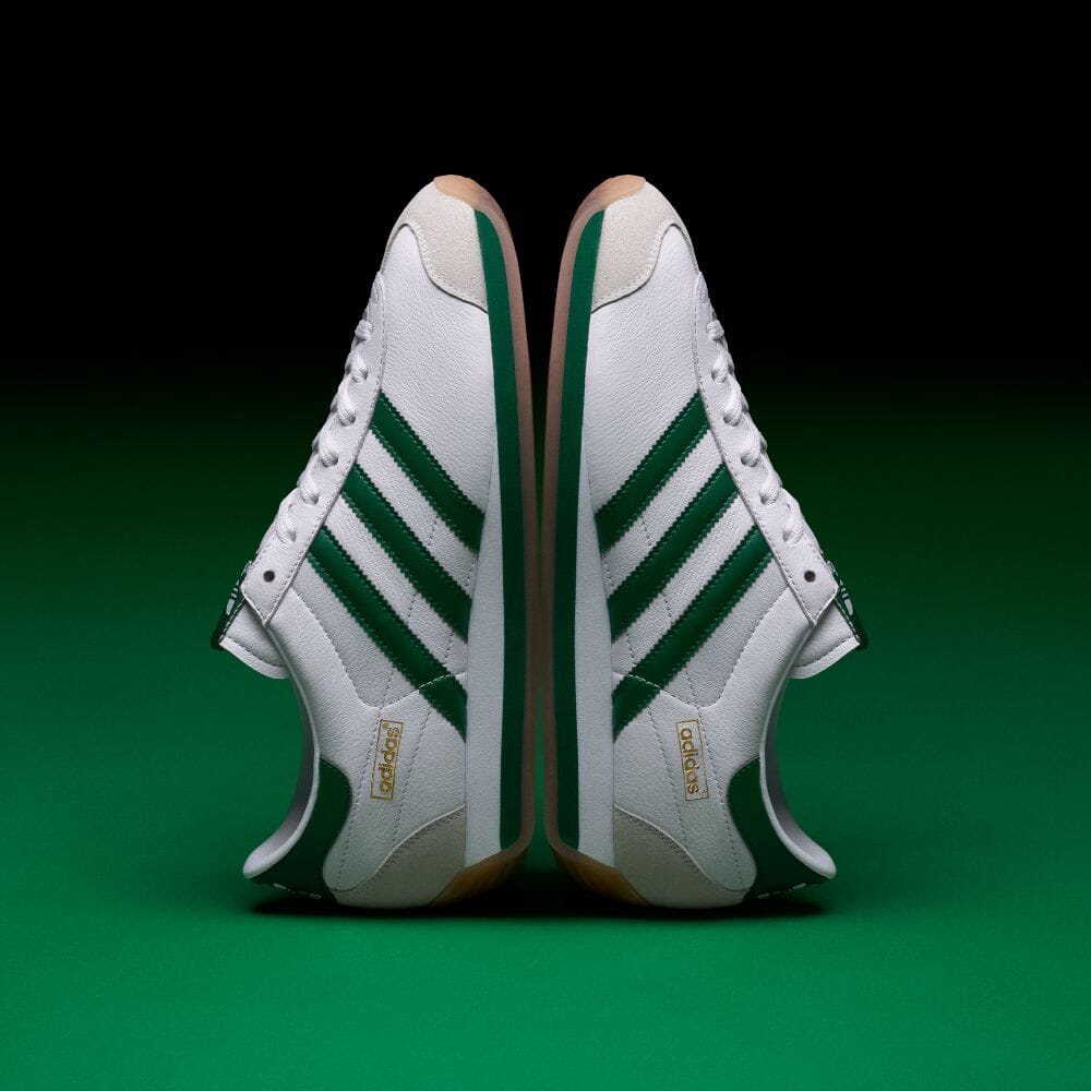 Adidas COUNTRY JAPAN Footwear White Sneakers ORIGINALS Unisex T Toe Shoes IE4042 Footwear White/College Green/Crystal White