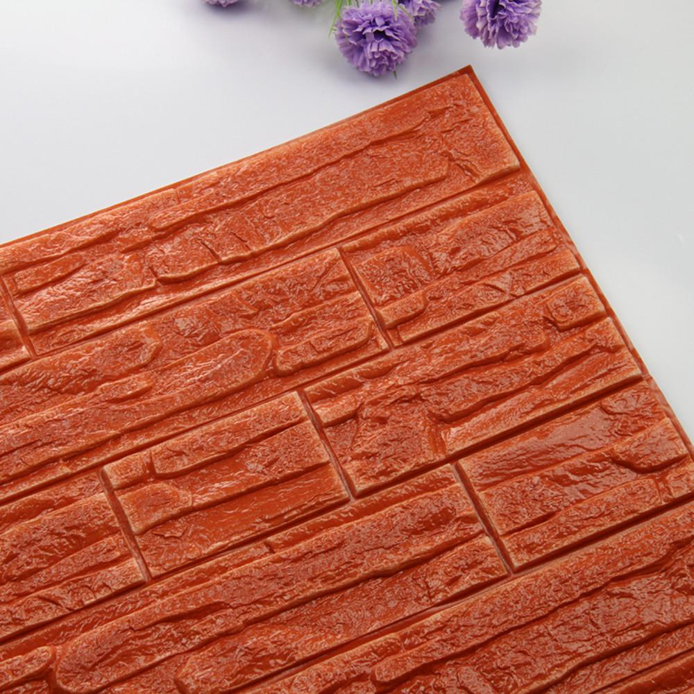 DIY 3D кирпич пенополиэтилен обои панели комната наклейка каменное украшение с тиснением