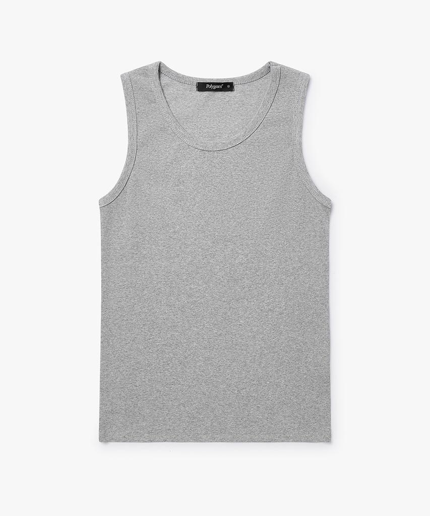 POLYGRAM Ribbed Body-Fit Sleeveless - 4 Colors