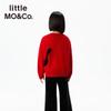 Little MO&Co. Детский пуловер с принтом кошек