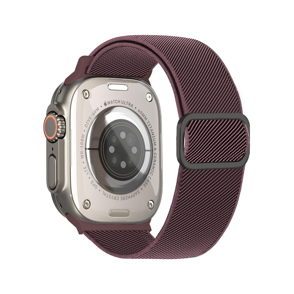 Нейлоновая петля для Apple Watch ultra 2 Ремешок 40мм 44мм 45мм 49мм 41мм 42мм 46мм Браслет-скранчи iwatch Серия 10 9 6 7 8 se ремешок