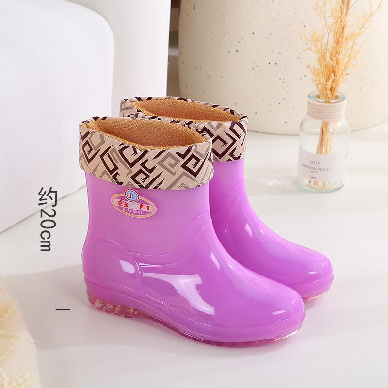 Длинные резиновые сапоги женские модные дождевые туфли женские взрослые без подкладки с высоким голенищем водонепроницаемые туфли быстросохнущие резиновые туфли лето