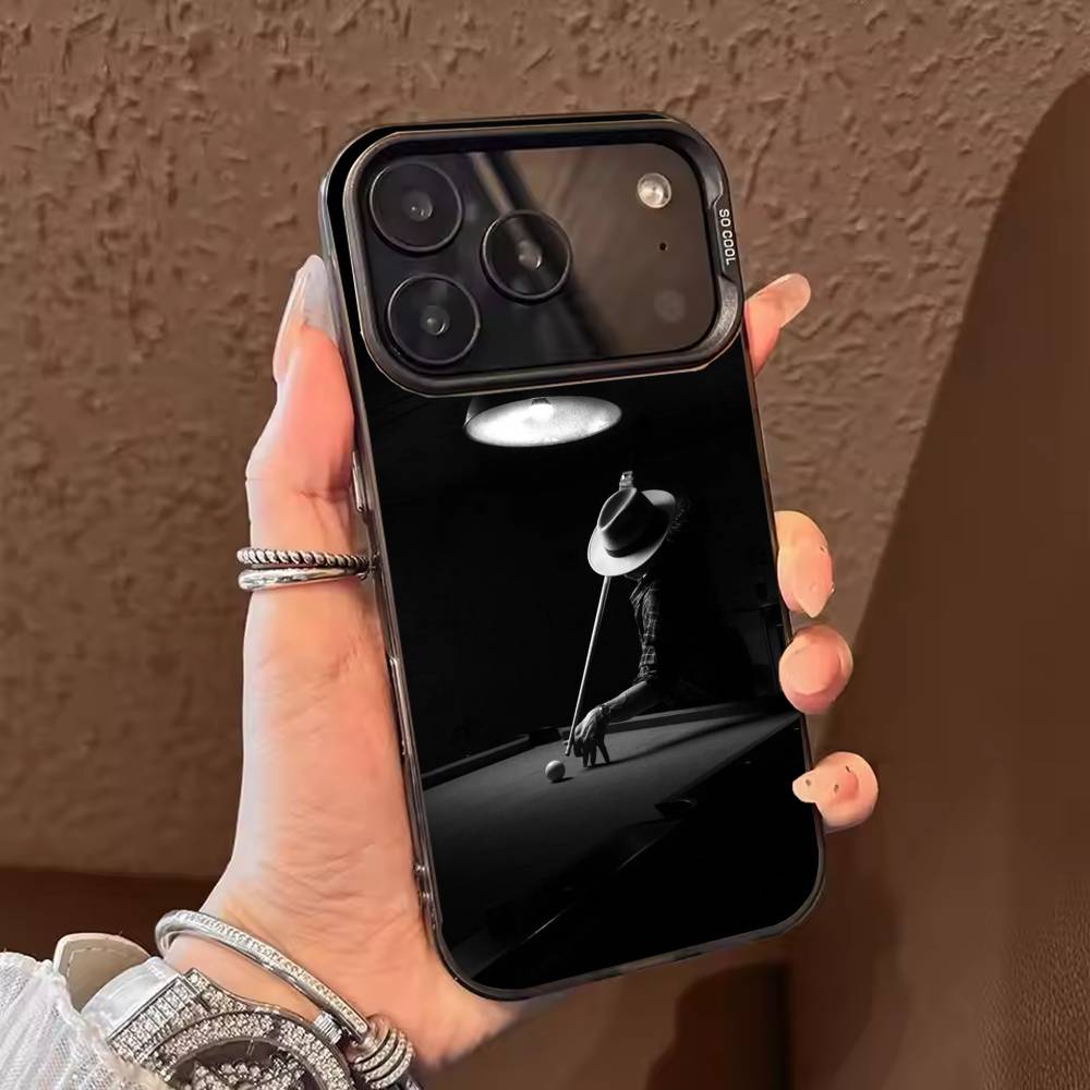 Чехол для телефона Пул Снукер Цвет Серебряный Корпус Для IPhone 17 16 15 14 13 12 11 Pro Max Plus