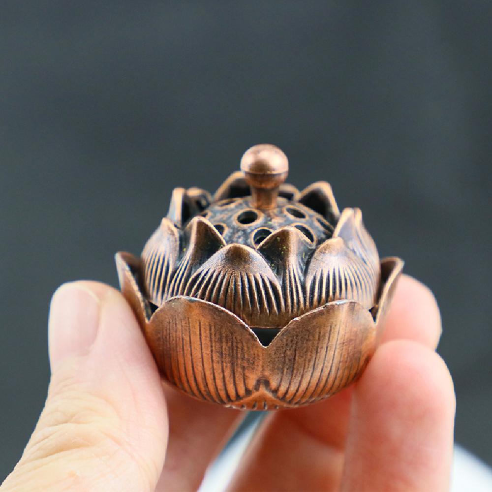 Курильница для благовоний Feng Shui Lotus Zen Coil Holder Censer для ароматерапии Tea House Meditation Tabletop Decoration