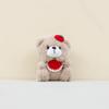 Cute And Cuddly Teddy Bear Plush Toy With Brown And White Colorful Bib For Kids