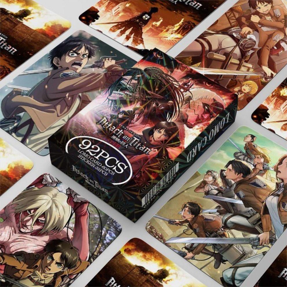 Attack On Titan Photocard + Sticker Goods
