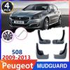 Брызговик крыла автомобиля для Peugeot 508 SW 508SW 2010~2018 2011 2012 2013 2014 Автоаксессуары Товары Брызговики Защитные щитки Экстерьер