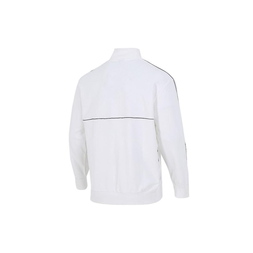 Puma Бег Тренировки Дышащая Спортивная Куртка Стойка Воротник Мужские Куртки Белые 531706-02