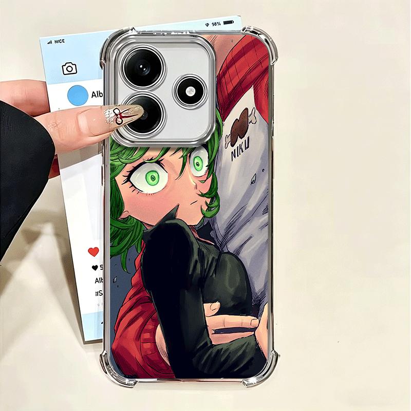 Мягкий чехол для телефона One P-Punch-Man Tatsumaki для Xiaomi Poco X7 X8 Pro Max X6 X5 X3 F8 Ultra F7 M8 M7 M5S Redmi 15C 15A 15 14C 13C