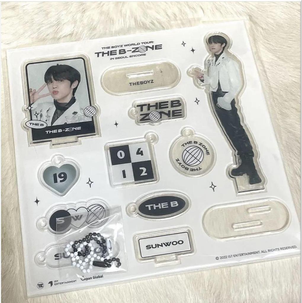 [USED] THE BOYZ Sunwoo THE B-ZONE Sunwoo Acrylic Stand Trading Card