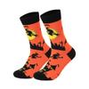 Men's Autumn and Winter Halloween Theme Warm Sweatabsorbing Deodorizing Socks