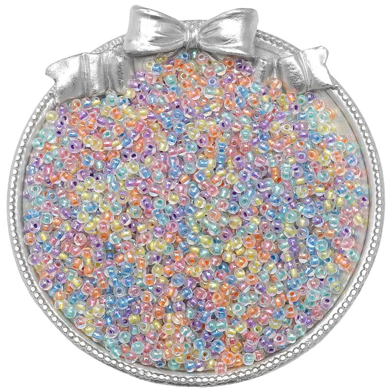 Высококачественные стеклянные бусины, иллюзорный жемчуг, светлое крашение, бусины для серег, браслетов, ювелирных изделий своими руками, изготовление аксессуаров