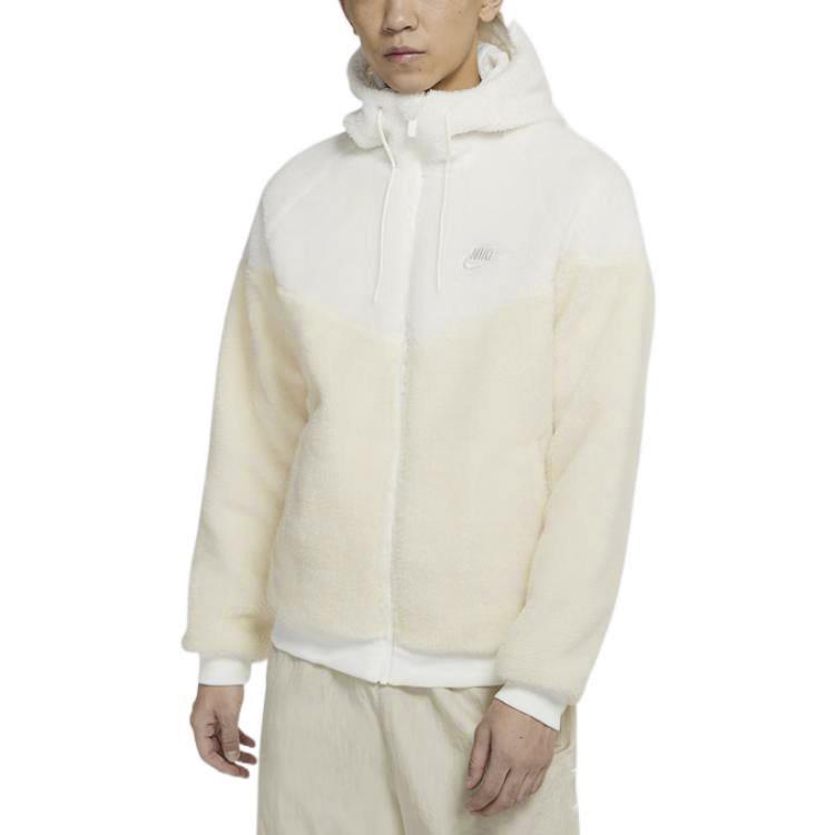 Nike Флисовая теплая повседневная куртка Мужские куртки Желтый DD0300-137