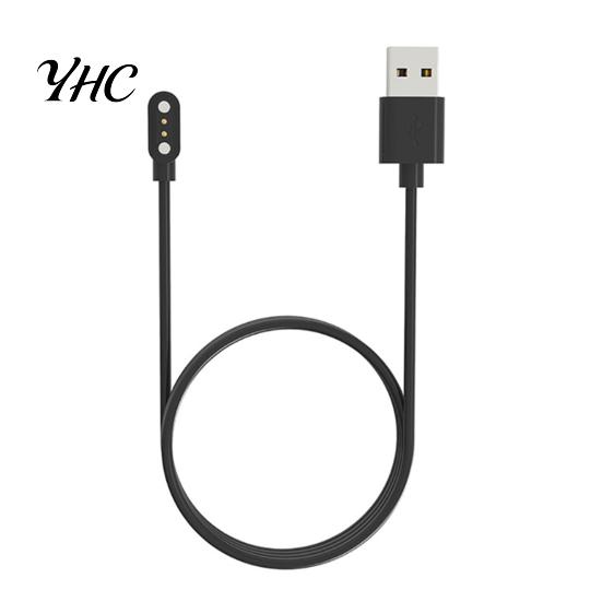 Smartwatch Charging Cable Smart Watch Charger Safe Magnetic Fast Dock Adapter 2 PIN Wristwatch Cord Wire for HW12 HW16