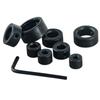 Drill Depth Stop Bit Collar Set Adjustable Positioner W/ Allen Wrench Drill Stop Bit Collar Set To Tighten The Stops Set-Screws