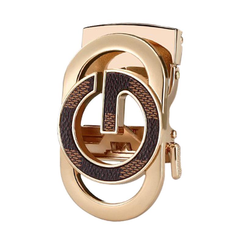 Клетчатый флаг Пряжка для автоматического кожаного ремня из цинкового сплава