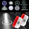 C200 E200  For Mercedes Benz 2PC HD Car Door Welcome Light Car Badge Led Projector Lamp For Mercedes Benz A/B/C/E/M Class GLE GL