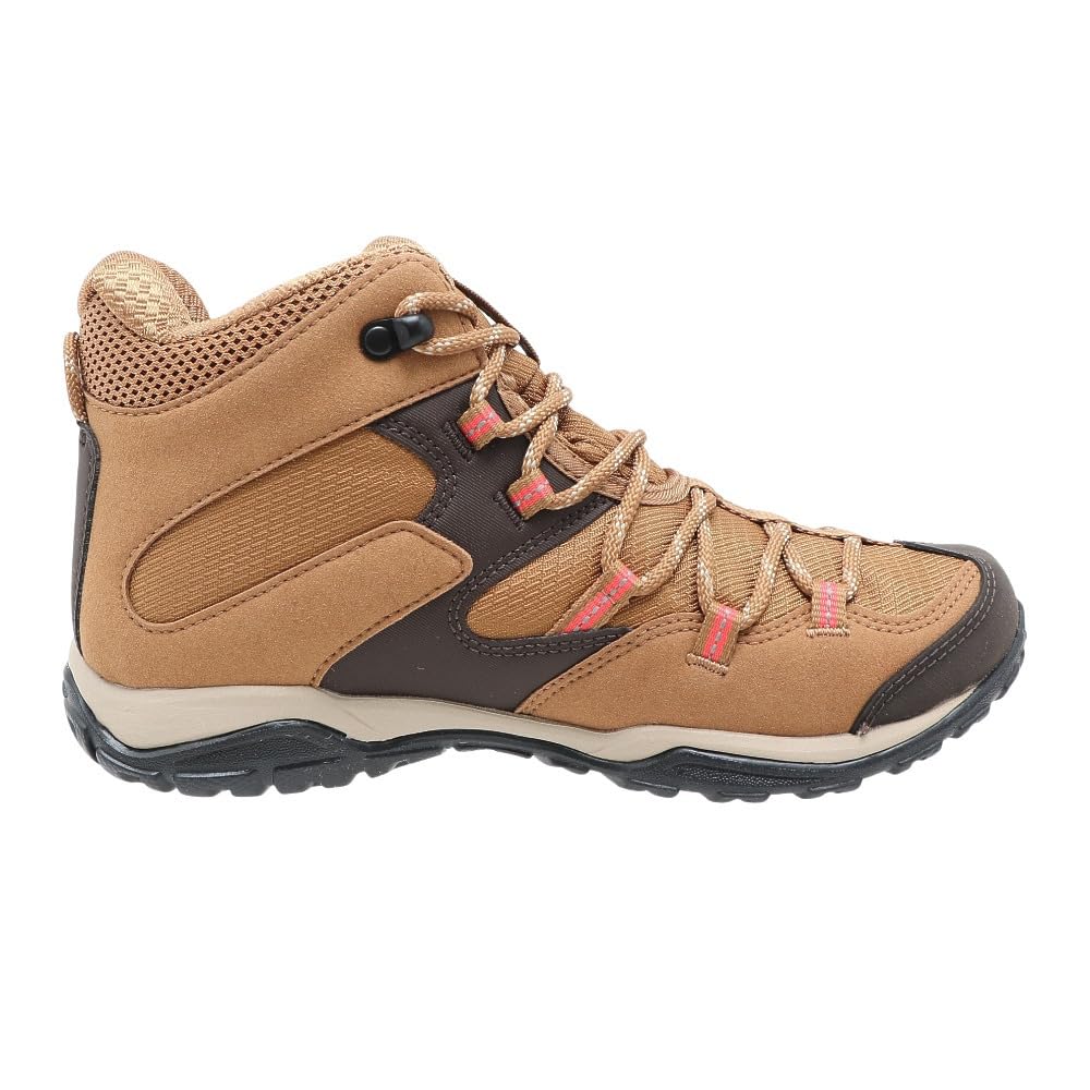 Columbia Sabre Five Mid OutDry Wide Trekking Shoes YK2365 287 Beige Waterproof Outdoor Mountaineering (Beige/25.0/Women's)