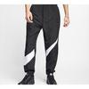 Nike Big Swoosh Mid-Rise Loose Knit Joggers Men Bottoms Black AR9895-010