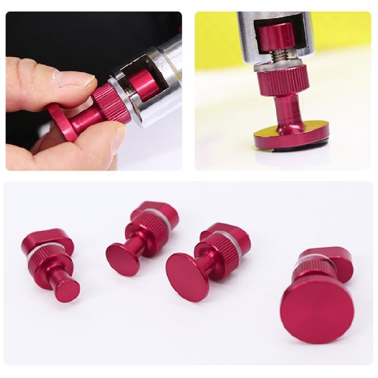 5Pcs Drawing Plate Dents Repair Accessories Lockable Puller Dents Repair Tool Gasket Aluminum Auto Dents Pulling