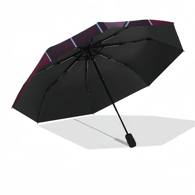 1pc Honeycomb Pattern Design Umbrella with Plastic Handle,Suitable for All Seasons Home Travel Outdoor UmbrellaDD322