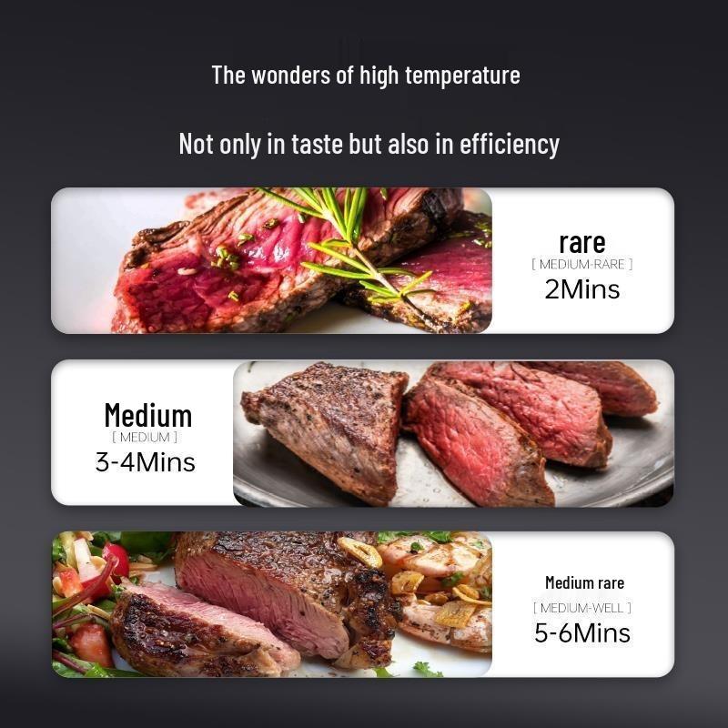 M Anpai Коммерческая электрическая высокотемпературная печь для стейков и лапши - Полностью автоматическая машина для гриля