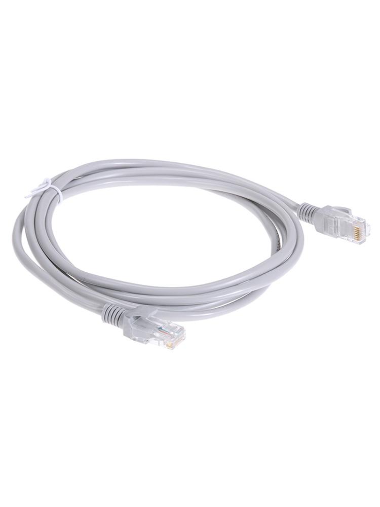 Silver Gray 2M Computer Router Network Cable 2 Meter Finished Network Jumper Category 6 Gigabit High Speed Cat6 Ethernet Cable