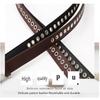 Женский ремень для брюк, модный повседневный ремень из искусственной кожи в стиле панк, роскошный дизайнерский ремень для женщин, платьев и джинсов, ремни для женщин NV009