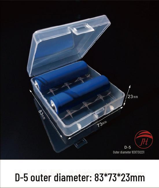 Водонепроницаемый, влагостойкий, устойчивый к падениям пластиковый ящик для хранения батарей из полипропилена для No. 5, нет. 7, Аккумуляторы 18650.