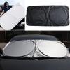 Folding Jumbo Front Car Window Sun Shade Auto Visor Windshield Block Cover