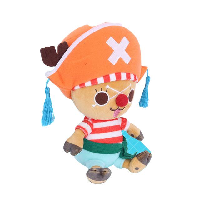 Оригинальные аниме-плюшевые куклы One Piece Луффи, Чоппера и Зоро - Мерч Игрушечные куклы